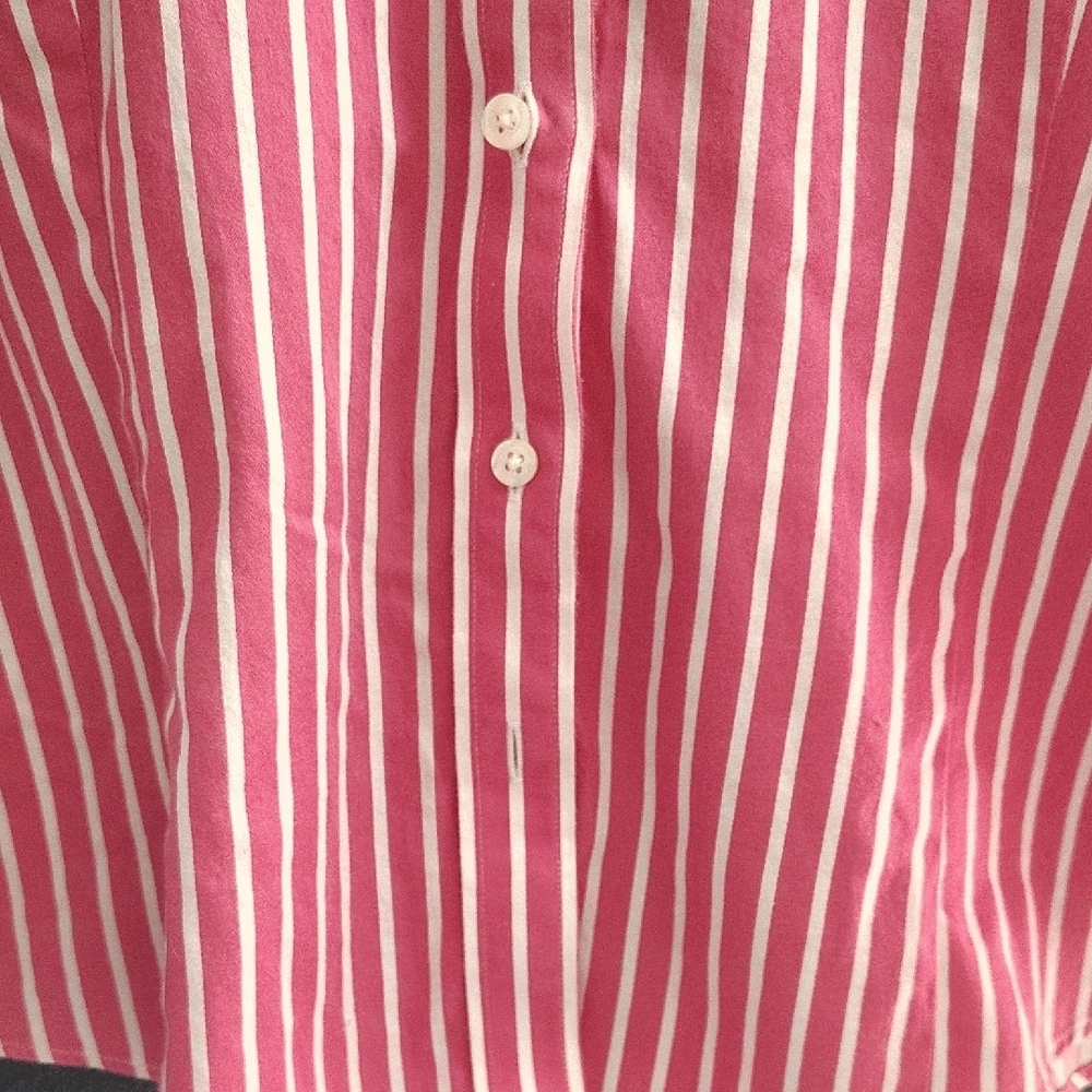 Brooks Brothers Pink and White Striped Button Down Shirt - Picture 6 of 9